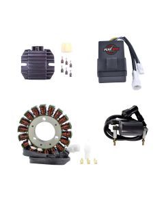 RMStator Stator Kit With Regulator Rectifier , Peakrpm CDI Box And Ignition Coil