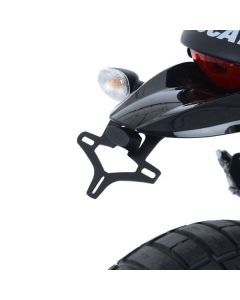 R&G Racing Black Tail Tidy License Plate Holder For 2017-2021 Ducati Scrambler Desert Sled