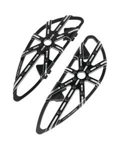 Arlen Ness 10-Gauge Black Driver Floorboards 410-005