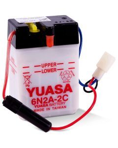 Yuasa Conventional 6N2A2C 6 Volt Battery YUAM262AC