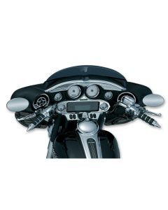 Kuryakyn Chrome Stereo Radio Dash Insert Accent Cover Harley Electra Street Tri