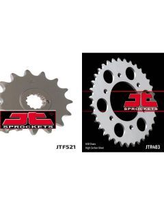 Front & Rear Sprocket Kit for KAWASAKI KZ900 A-USA 76 JT Sprockets