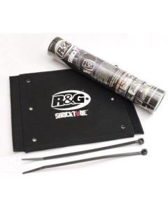 R&G Racing Black Shocktube Shock Protector Rear SHOCK3BKREAR