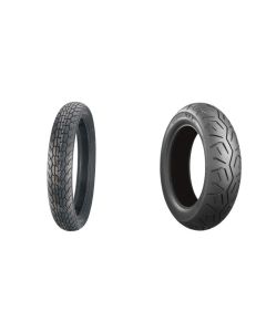 Bridgestone Exedra L309/Max 110x90x18 And And 170x80x15 Full OEM Tire Set For Yamaha V-Star 1100 Custom 99-09