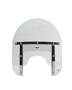 National Cycle Clear Low Boy Heavy Duty Windshield With Mount Kit, Straight Forks