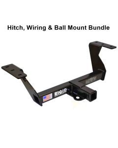 Rigid Hitch R3-0522 Class III 2 Inch Receiver Trailer Hitch Bundle - Includes Ball Mount and Custom Wiring Harness - fits 2019-2026 Subaru Forester