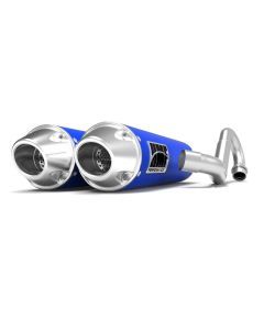 HMF Muffler Honda Talon 19-24 Bohemian Blue Performance Dual Full System Exhaust Euro End Cap
