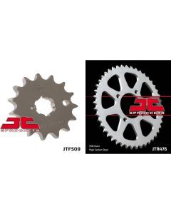 Front & Rear Sprocket Kit for KAWASAKI KZ400 S1,S2,S3-USA 75-77 JT Sprockets