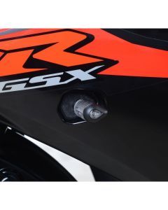 R&G Racing Black Front Indicator Adapters For 2017-2024 Suzuki GSX-R125