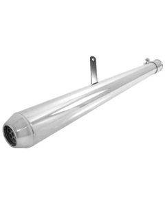 Emgo - 80-84051 - Dunstall-replica, Reverse-cone Universal Muffler