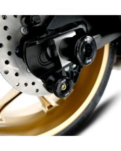 R&G Racing White Cotton Reels For 2011-2012 Aprilia Dorsoduro 1200 SMV1200