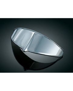 KURYAKYN CHROME HEADLIGHT VISOR FOR HARLEY DAVIDSON 7" HEADLIGHT MODELS 2182