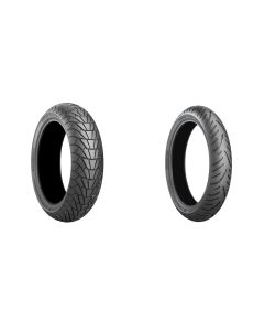 Bridgestone Battlax Adventurecross Scrambler AX41S And T33 Tire Pair For Husqvarna Svartpilen 701 18-20