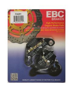 EBC 1 Pair FA Series Organic Replacement Brake Pads MPN FA251