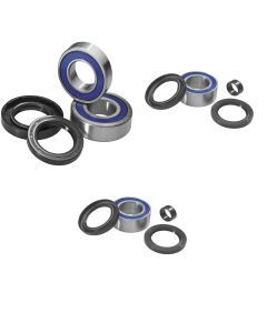 QUADBOSS Front and Rear Wheel Bearing Kits for Yamaha YFZ450R 2009-2016
