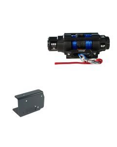 Viper 6000lbs V3 Winch Blue Rope With Mount For Kawasaki Prairie 650 2001-2003