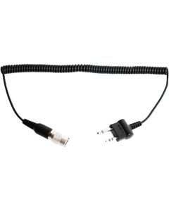 SENA SR10 2-Way Radio Cable Straight Twin Pin Connecter SC-A0117 For Midland