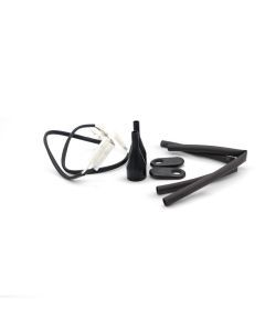 R&G Racing Black Front Indicator Adapter Kit For 2021-2024 Triumph Tiger 850 Sport