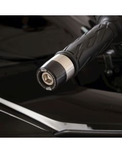 R&G Racing Black Bar End Sliders For 2021-2024 Suzuki Hayabusa 25th AE