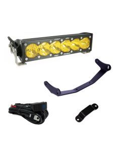 Baja Designs Shock Tower Light Kit 10 inch OnX6+ Series Driving/Combo Pattern Baja Amber Lens For Can-Am Maverick R 2024 448193