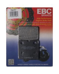 EBC 1 Pair Premium SFA Organic OE Replacement Brake Pads MPN FA171