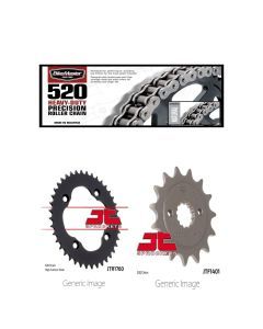 520H Heavy-Duty Chain, Front & Rear Sprocket Kit for SUZUKI LT-R450 2006-2009