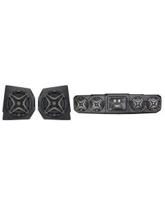 SSV Works Front 6.5" Speaker Pods With 4 Speaker Overhead Sound Bar For Can-Am HD10 18-22