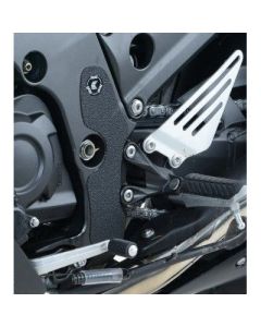 R&G Racing Black Boot Guard Kit For 2012-2019 Kawasaki ZZR1400 (ZX-14) EZBG402BL