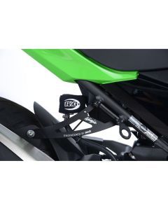 R&G Racing Black Exhaust Hanger For 2018-2024 Kawasaki Ninja 250