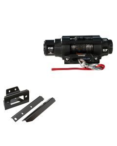 Viper 4500lbs V3 Winch Black Rope With Mount For Polaris RZR 800 2008-2014