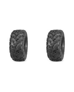 Set of 2 QUADBOSS QBT447 Rear Tires 27x11-12 6-ply