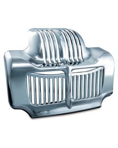 Kuryakyn Front Chrome Plated Engine Oil Cooler Cover Trim Harley Touring Bagger