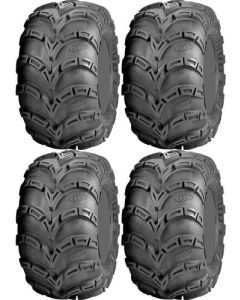 Four 4 ITP Mud Lite AT ATV Tires Set 2 Front 24x8-12 & 2 Rear 25x11-10 MudLite