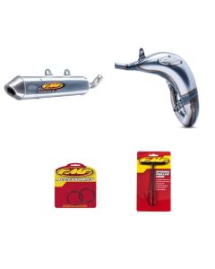 Fatty Exhaust Pipe Turbinecore 2 Silencer & O-Ring Kit for KTM 125 SX 2012-2014