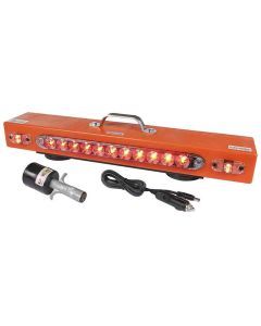 Wireless 23 inch LED Light Duty Tow Light for Vehicle Flat-Towing - 4-Way Round Style Plug