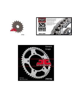 525 BMXR Chain Nat,Front & Rear Sprocket Kit SUZ DL1000K2/K3 V-Strom 2002-2005