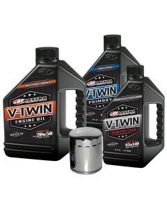 Complete Engine Oil Change Kit V-Twin Harley Davidson Twin Cam, 6 quart HF171C