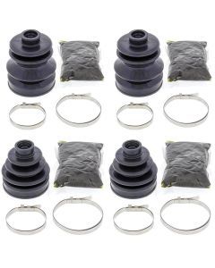 Complete Front Inner & Outer CV Boot Repair Kit for Yamaha 660 RHINO 2006-2007