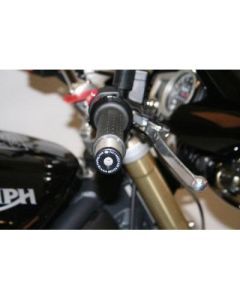R&G Racing Black Bar End Sliders For 1983 Triumph Daytona 600