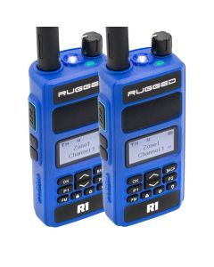 Rugged Radios 2 PACK - R1 Business Band Digital Analog Handheld Radio - By Rugged Radios R1-2-PACK