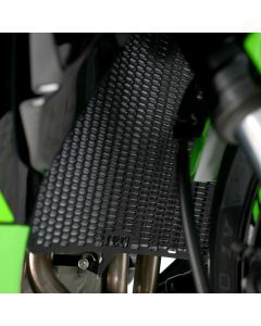 R&G Racing Matt Black PRO Radiator Guard For 2019-2024 Kawasaki Ninja ZX6R ZX636