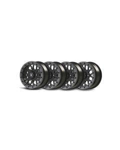 Bullite Set of 4 Rider Wheel 14X7.0 Gun Metal/Black 4/137 5+2