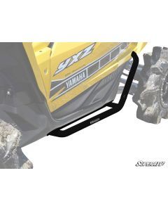 SuperATV Yamaha YXZ Heavy-Duty Nerf Bars Wrinkle Black NB-Y-YXZ-00