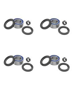 QUADBOSS Front and Rear Wheel Bearing Kits for Arctic Cat 250 4x4 2001-2004