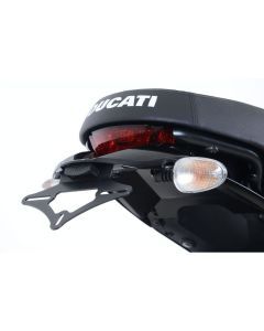 R&G Racing Black Tail Tidy License Plate Holder For 2016-2020 Ducati Scrambler Sixty2