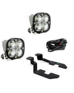 Baja Designs A-Pillar Light Kit Pair Squadron Pro Series Spot Pattern Clear Lens 447604