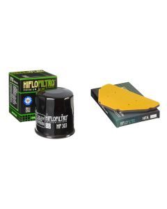HIFLO FILTRO Oil and Air Filter Kit for KAWASAKI ZX600 F1-F3 ZX6-R Ninja 95-97