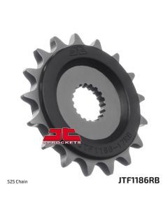 JT Sprockets Front OEM Type Rubber Cushioned Sprocket 16 Tooth 16T 525 Chain