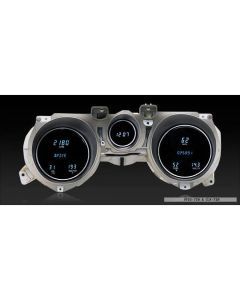 Dakota Digital 1971-1973 Ford Mustang Series III 3 Gauge Kit with Teal/Blue Display VFD3-71M-Z