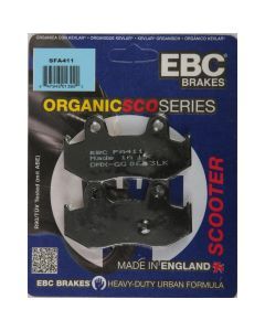 EBC 1 Pair SFA Organic Brake Pads For Suzuki Burgman 400 AN400 2003-2006 SFA411